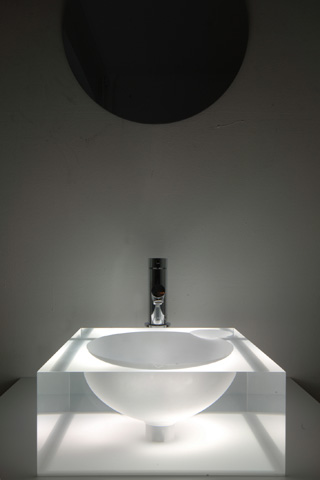 acrylic basin アクリル製洗面ボウル